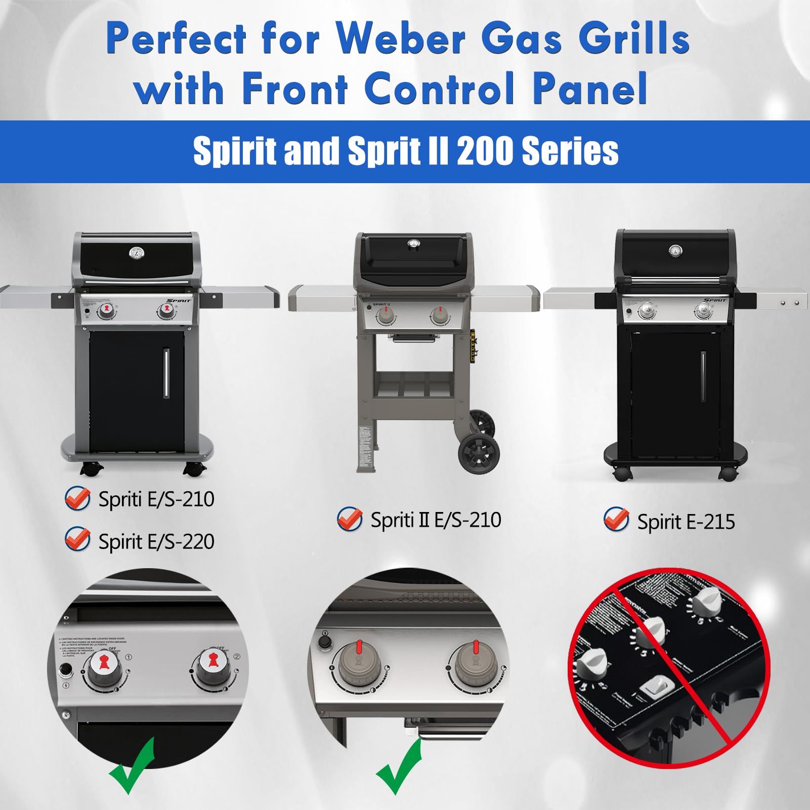 Amazon.com : Spirit E210 Parts 7635 Flavorizer Bars 69785 Burners