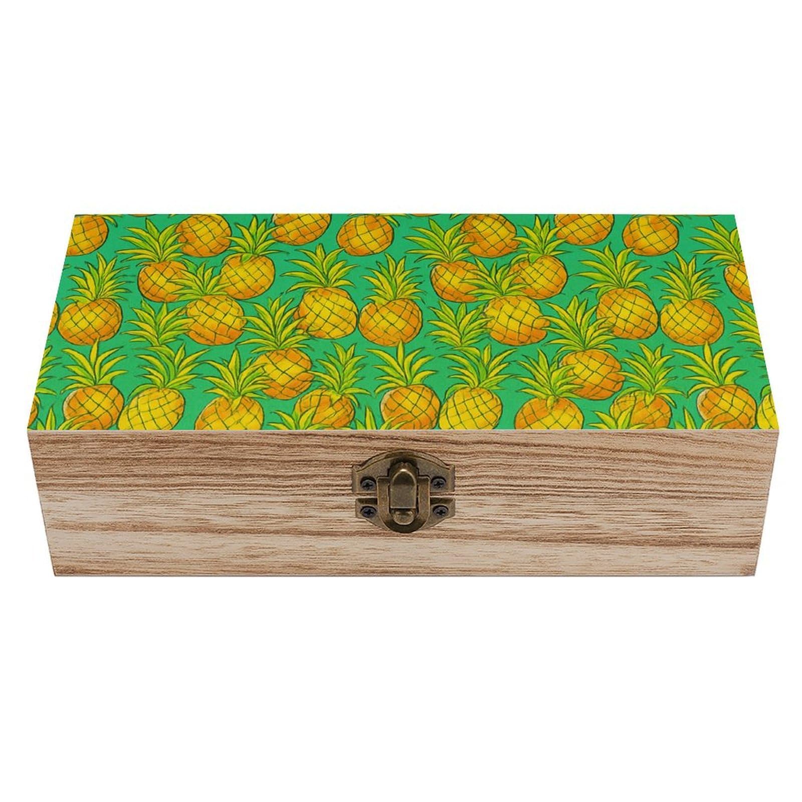 SMAZDFXX Pines Wooden Storage Box Multipurpose Decorative Box for Jewelry Photo Home Decor