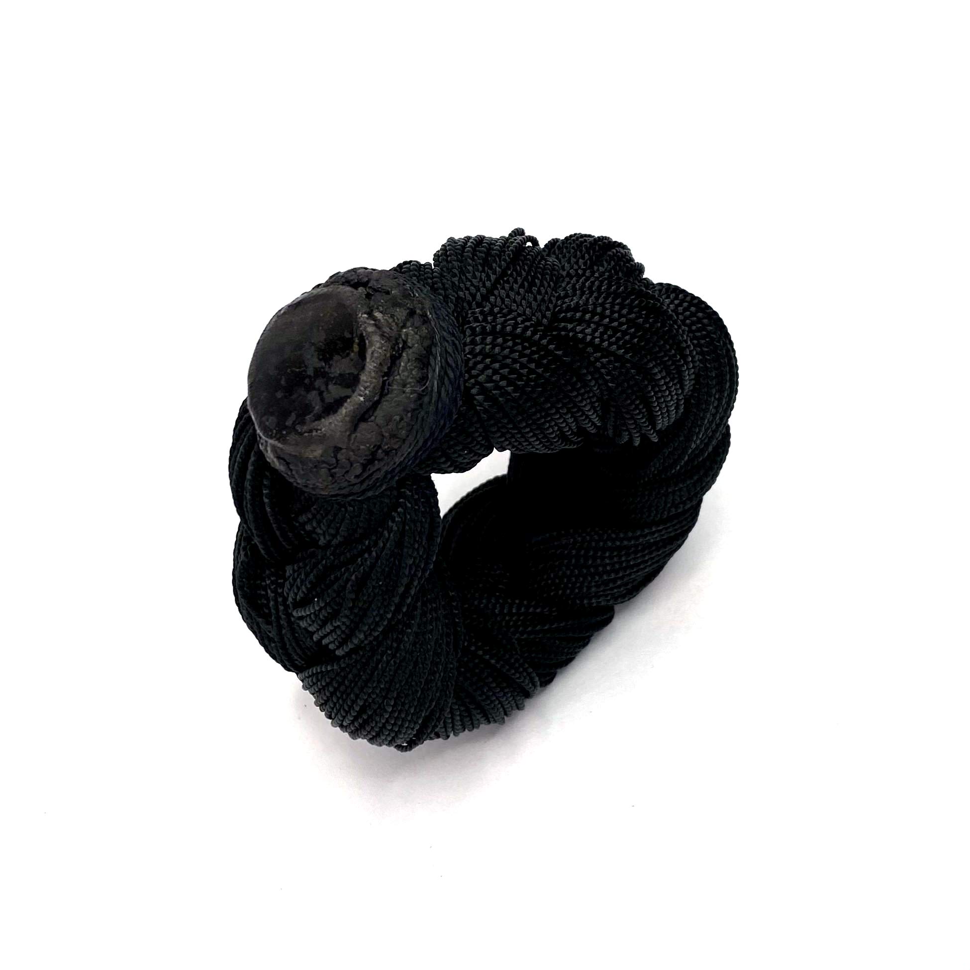 MAHANT JI Handicraft Thick Or Broad Black Thread Braided Wrist Band For Men And Women - Thickness Size 3 Cm (B0926ZT386) Amazon Price History, Amazon Price Tracker