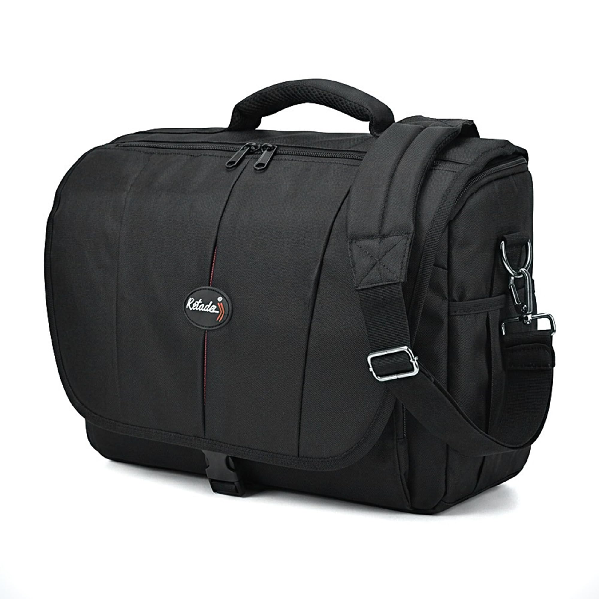 Rotado J90 Koala Camera Messenger Bag, Black, Column Storage, Snap Hooks, Waterproof Rain Cover, for DSLR and Mirrorless Cameras-picture-26