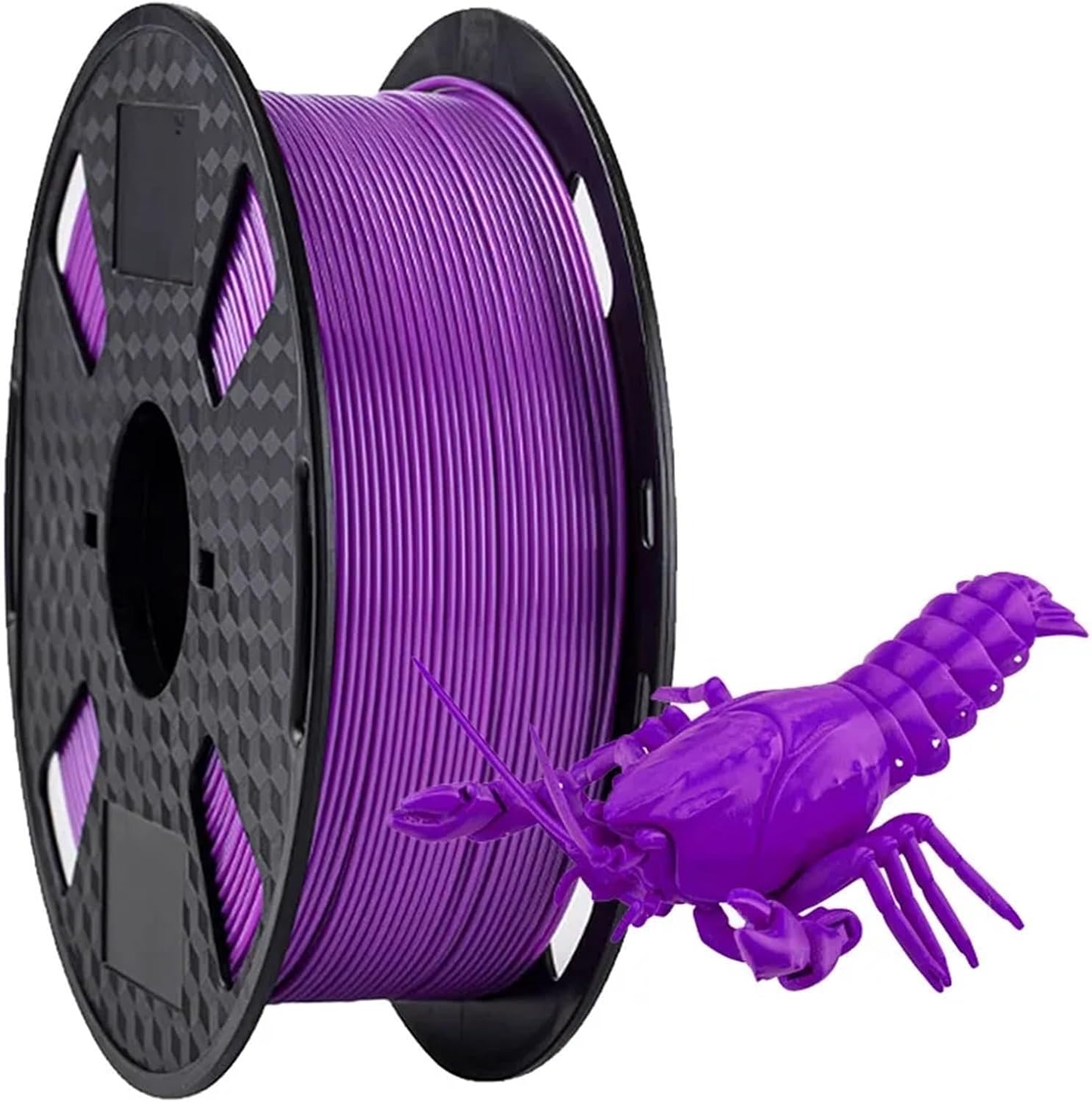 PETG 3D Printer Filament 1.75mm 1KG Spool Purple, Standard Strong Flexible Filament