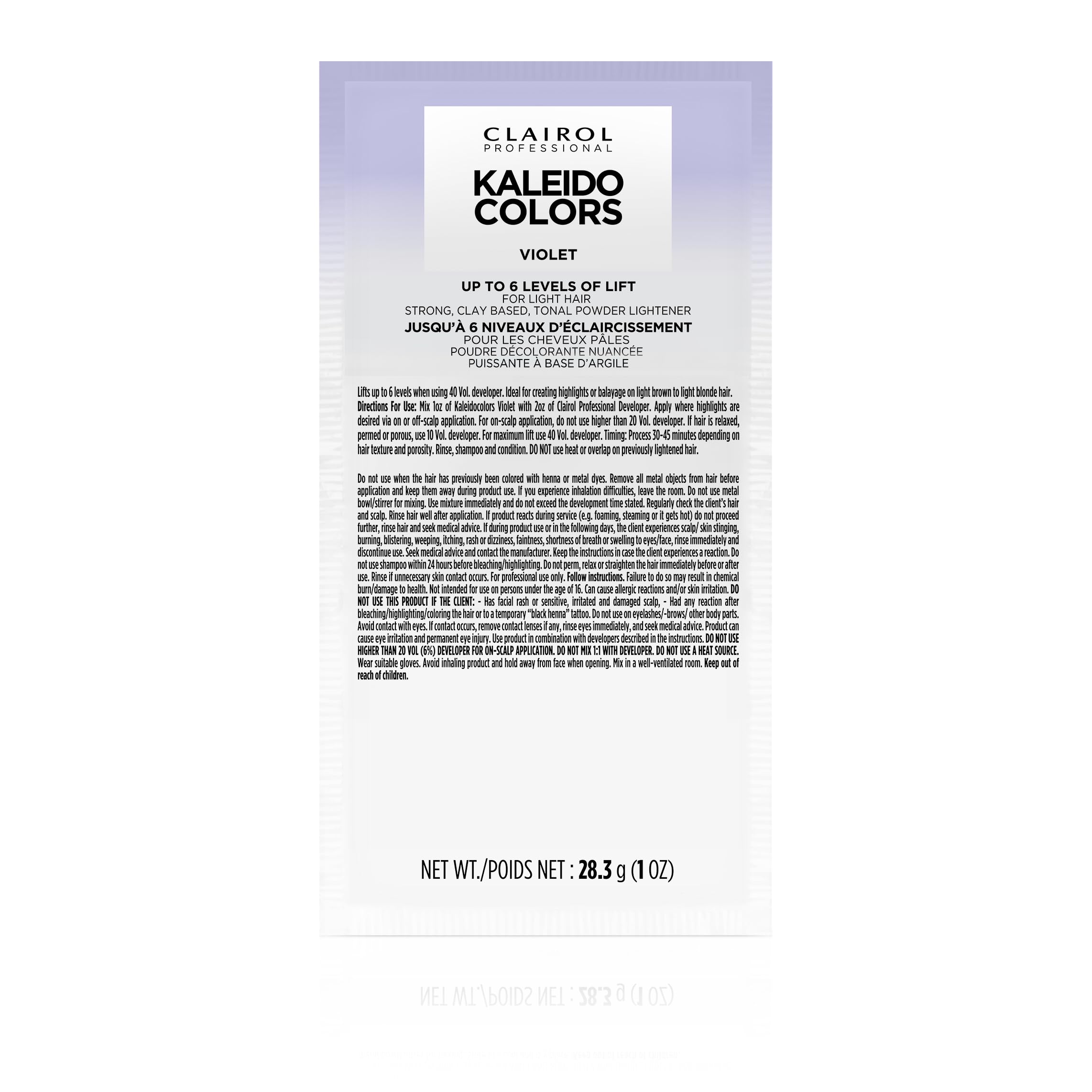 Clairol Professional Kaleidocolors Powder Lightener for Hair Highlights, Lightening, and Toning