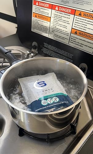 Miniatura 15 de Bolsa de ducha de cuerpo completo (paquete de 10) Aloe naturalmente calmante e hipoalergénico, toallitas corporales individuales portátiles de