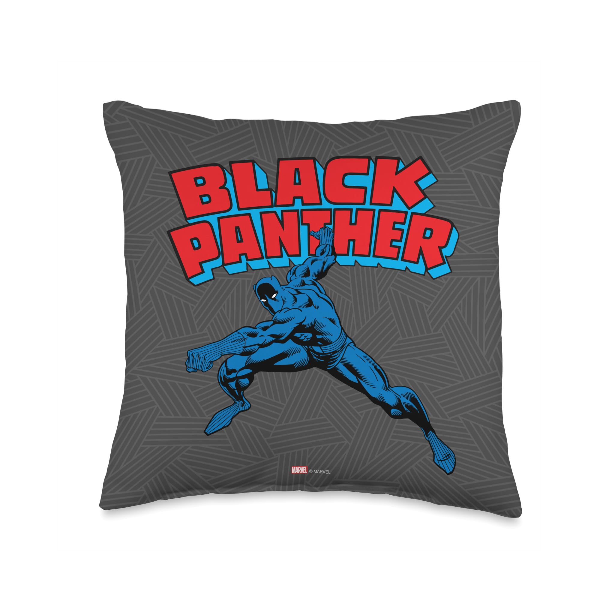 Coussin Black Panther Marvel pour soulager le dos sur fauteuil gamer