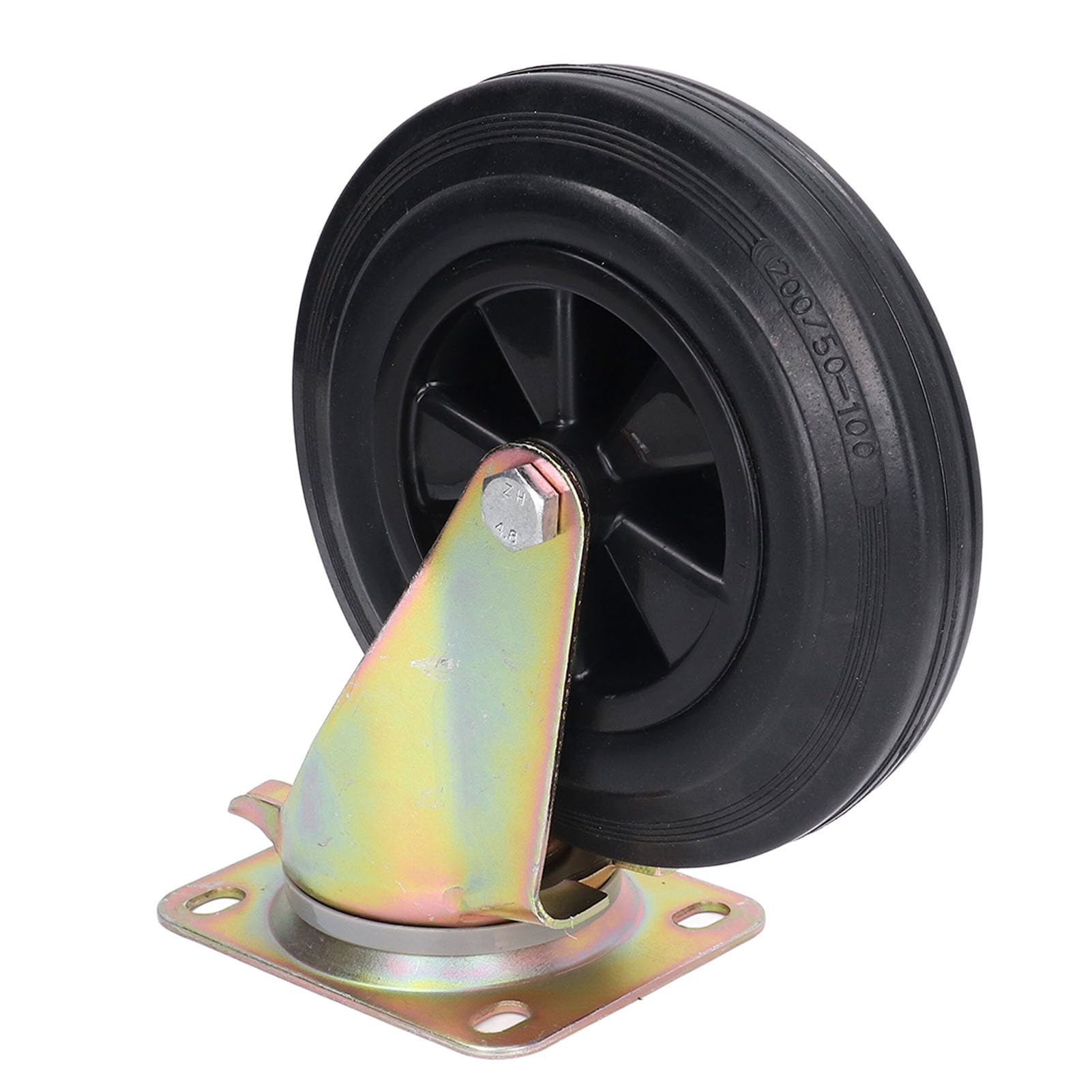 FTVOGUE Pivotante Industrielle, 8 Pouces, Caoutchouc 440 Lb