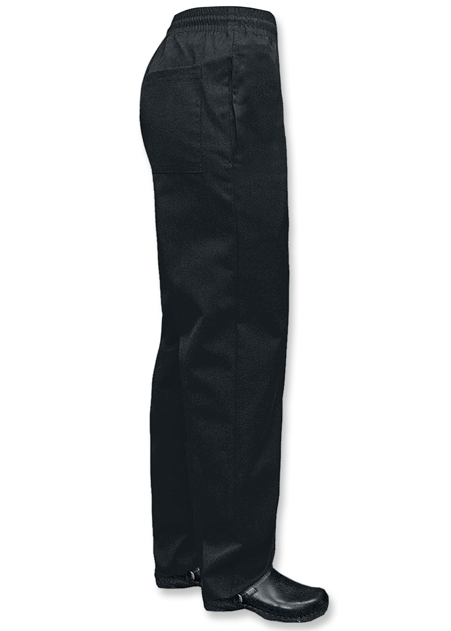 Newchef Fashion Black Ladies Chef Pants