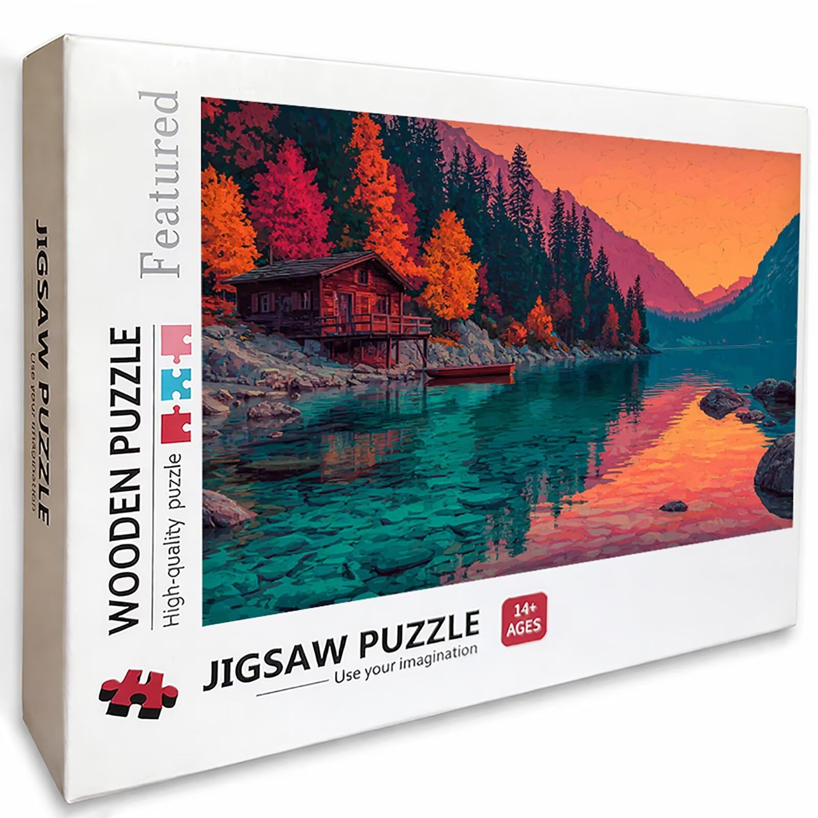 Puzzle z motywem zachodu słońca, 5000 elementów dla dorosłych, drewniane puzzle "zrób to sam", 156 x 105 cm, drewniane puzzle dla całej rodziny, sprytne zagadki, dekoracyjne puzzle, gra zręcznościowa