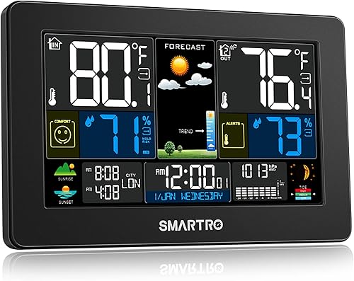 Miniatura 6 de SMARTRO SC92 Termómetro profesional para interiores y exteriores inalámbrico + estación meteorológica SC93 termómetro inalámbrico para interiores y