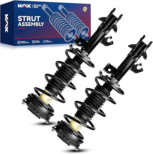 Vista 62 de KAX Puntales delanteros rápidos para 4Runner 2003-2023, Tacoma 2005-2015, FJ Cruiser 2007-2014 Conjunto completo de puntales con resorte helicoidal