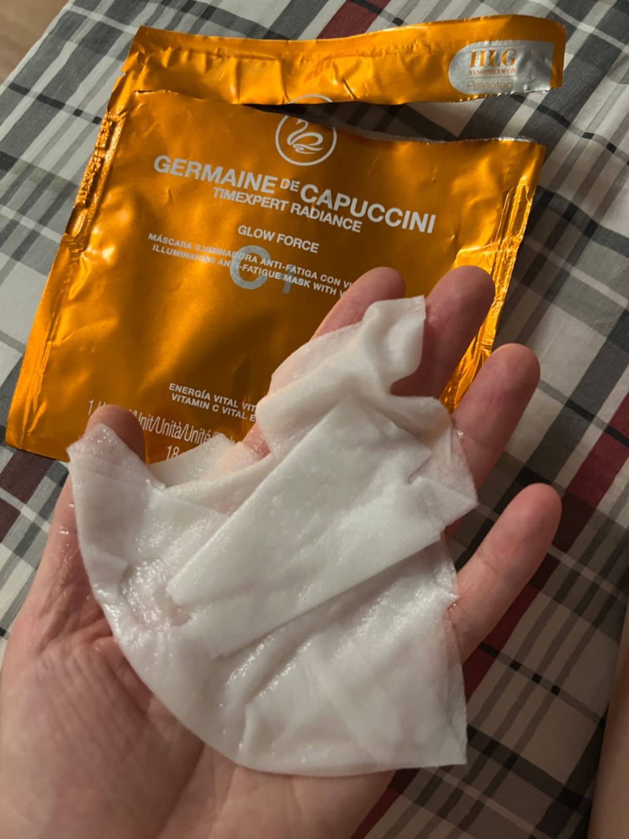 Germaine de Capuccini - Timexpert Radiance C+ | Glow Force Mask - Vitamin C Anti-Fatigue Facial Mask - Extraordinary luminosity and nourishment in 15 minutes - 0.6. Fl oz