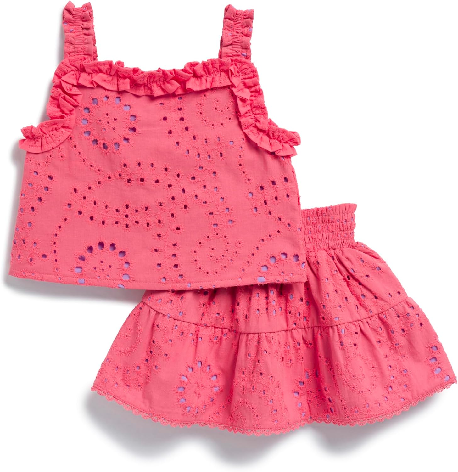 Splendid girls Poppy Embroidered Tank and Skirt Set