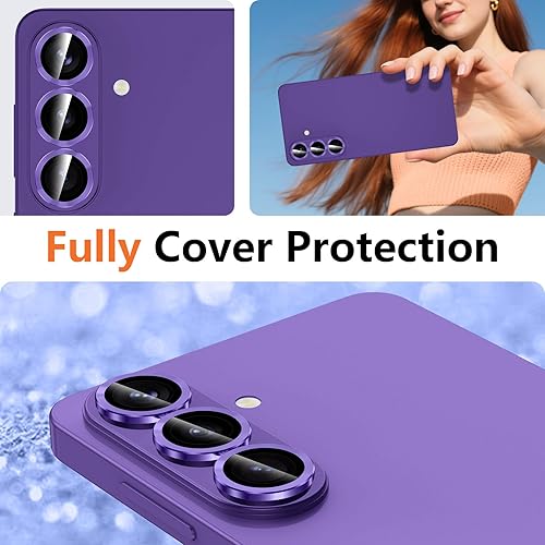 Vista 767 de para Samsung Galaxy Z Flip 7 Protector de Lente de Cámara, Cubierta de Lente de Vidrio Templado con Anillo de Metal Individual, [Fuerte Adhesión] 1