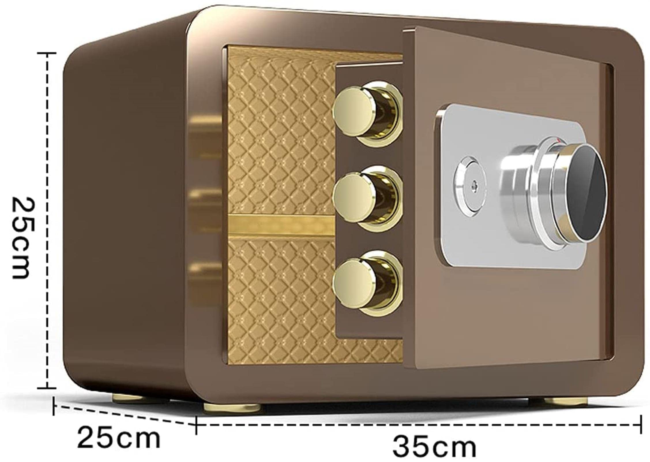 Cassetta di sicurezza impermeabile ignifuga, cassaforte e lucchetto, cassaforte con tastiera digitale, tastiera elettronica programmabile, per casa, ufficio, hotel, attività, gioielli, contanti, marr