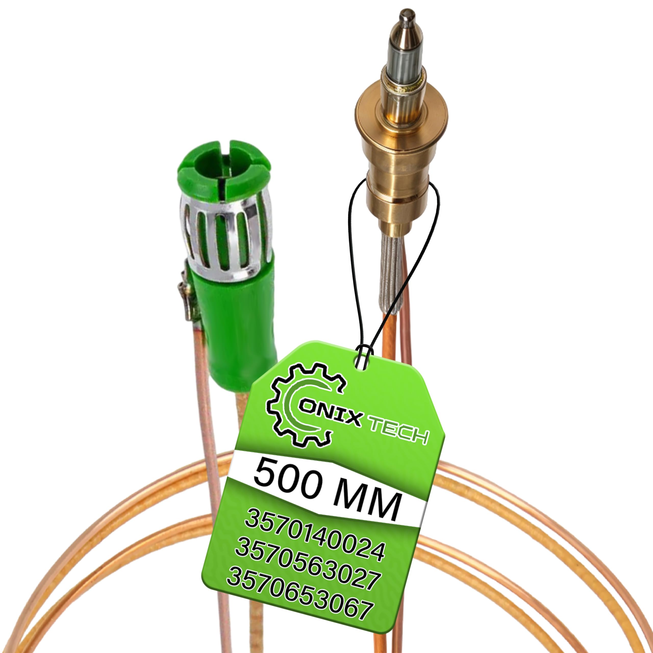 Termopara kuchenka gazowa z przyłączem magnetycznym 500 mm z oryginalnym kodem 3570140024 3570563027 3570653067 dla Zanussi - 5 lat - ONIX TECH