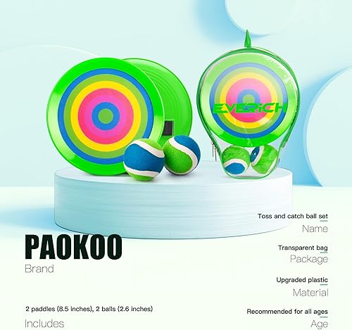 Miniatura 2 de Juegos de pelota para lanzar y atrapar para niños, juego de pelota de atrapar césped, versión mejorada, juguetes deportivos al aire libre para