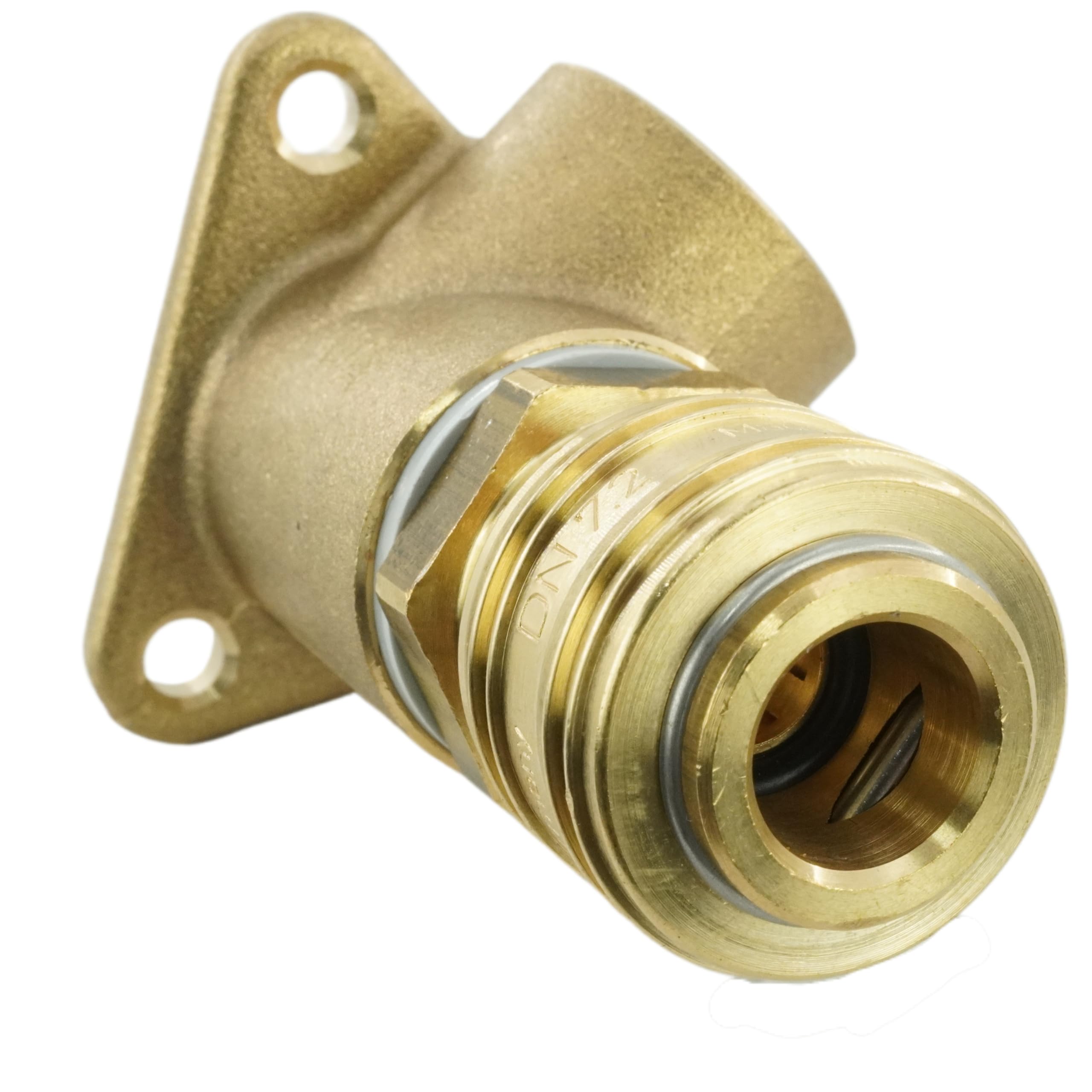 Poppstar Wanddoos Luchtverdeler voor wandmontage (aansluiting binnendraad G 1/2 (18,7mm) met snelkoppeling DN7,2
