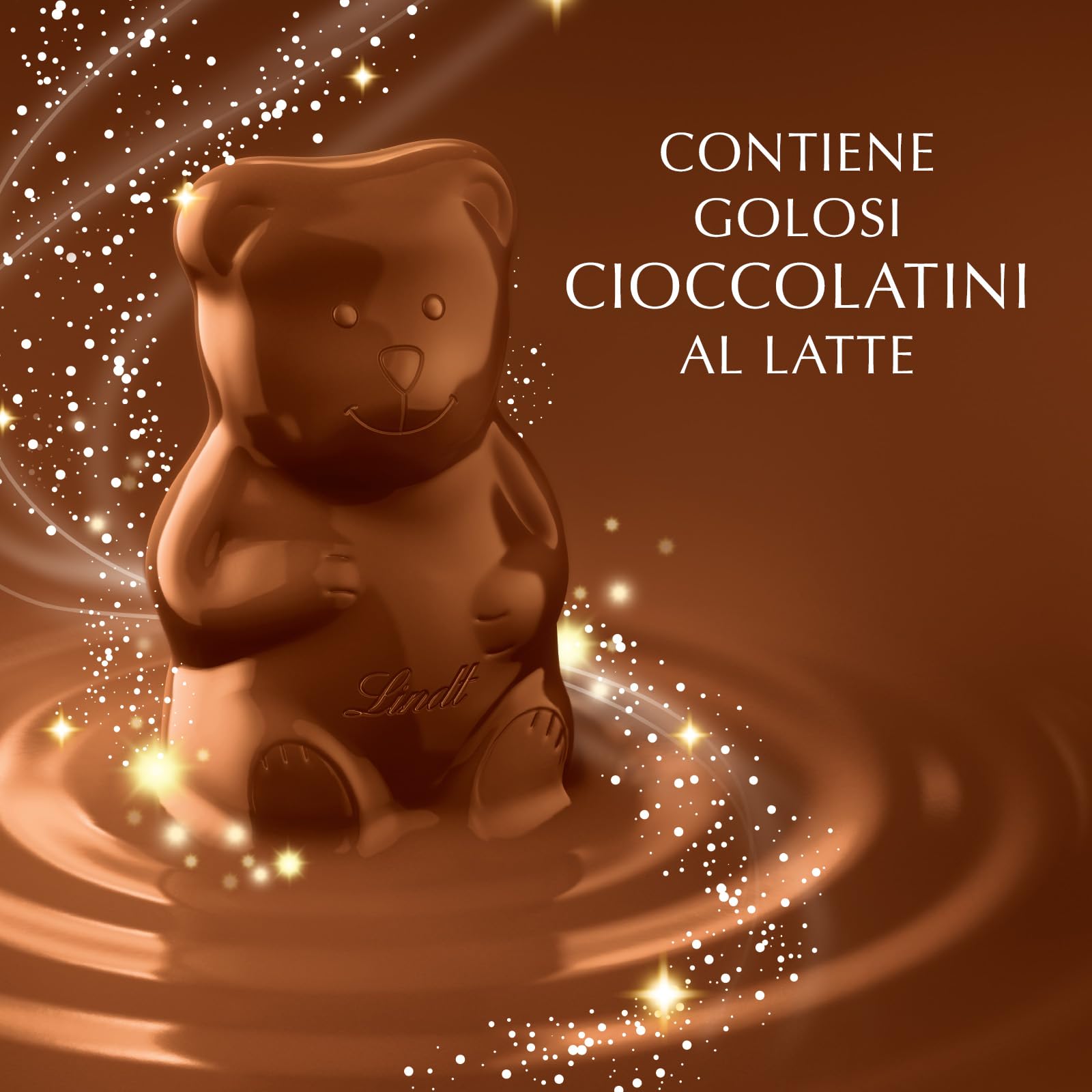 Lindt Latta Orsetto, Latta con Orsetti di goloso cioccolato al latte Lindt, Formato 70g