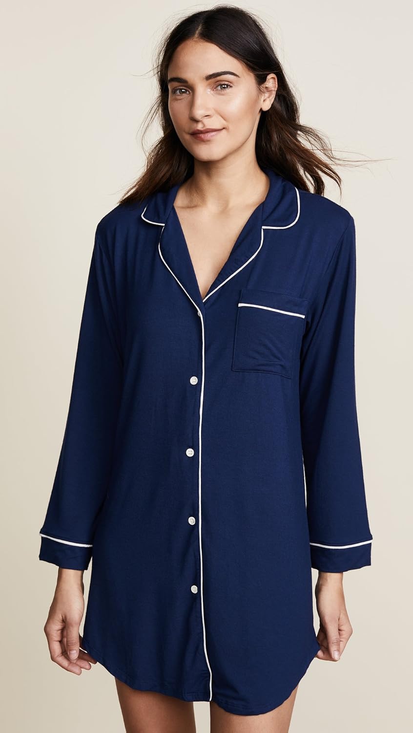 Eberjey Gisele Classic Women's Pajama Sleepshirt - Image 2