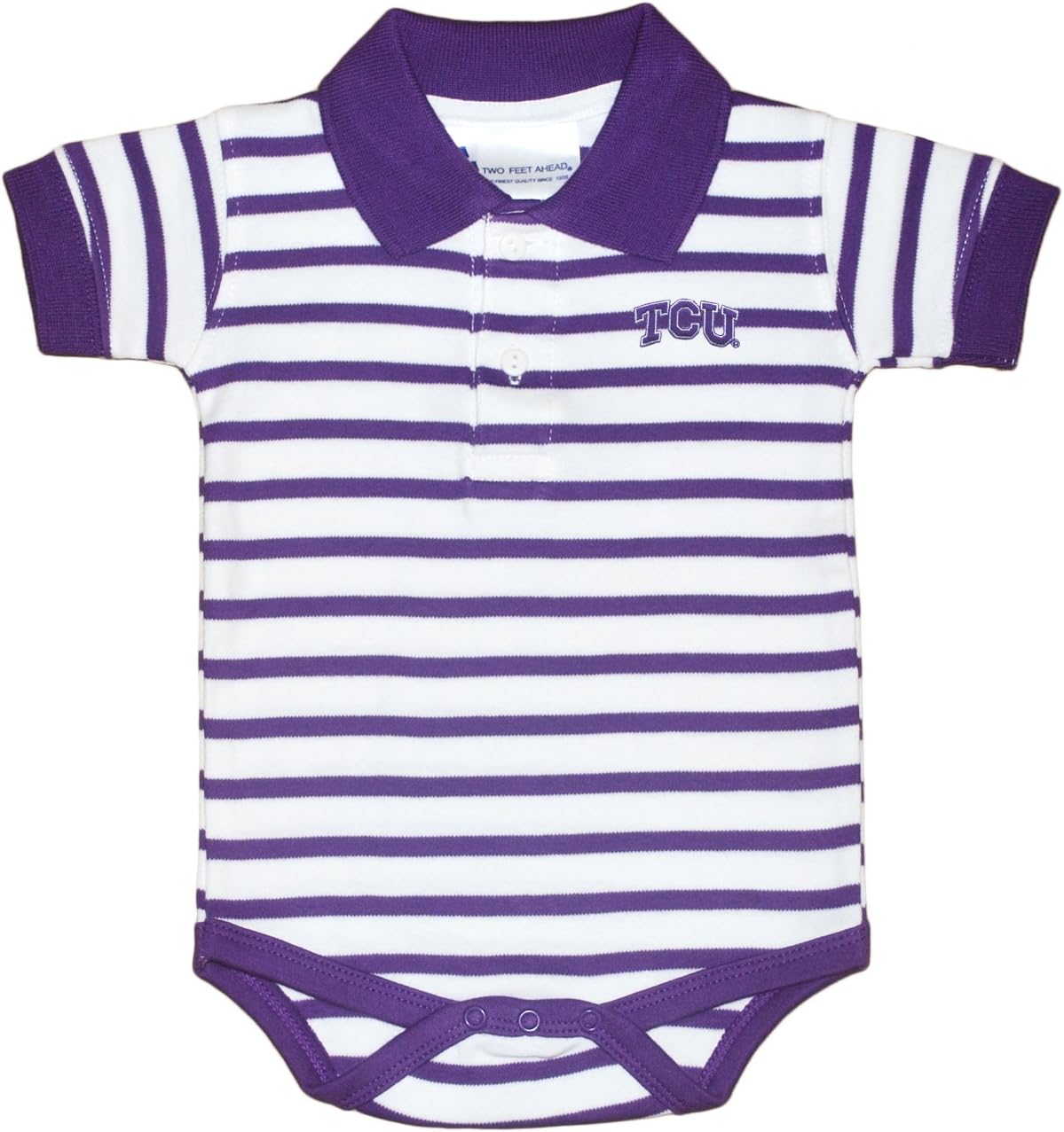 Two Feet Ahead NCAA Infant Stripe Golf Creeper : Sports & Outdoors