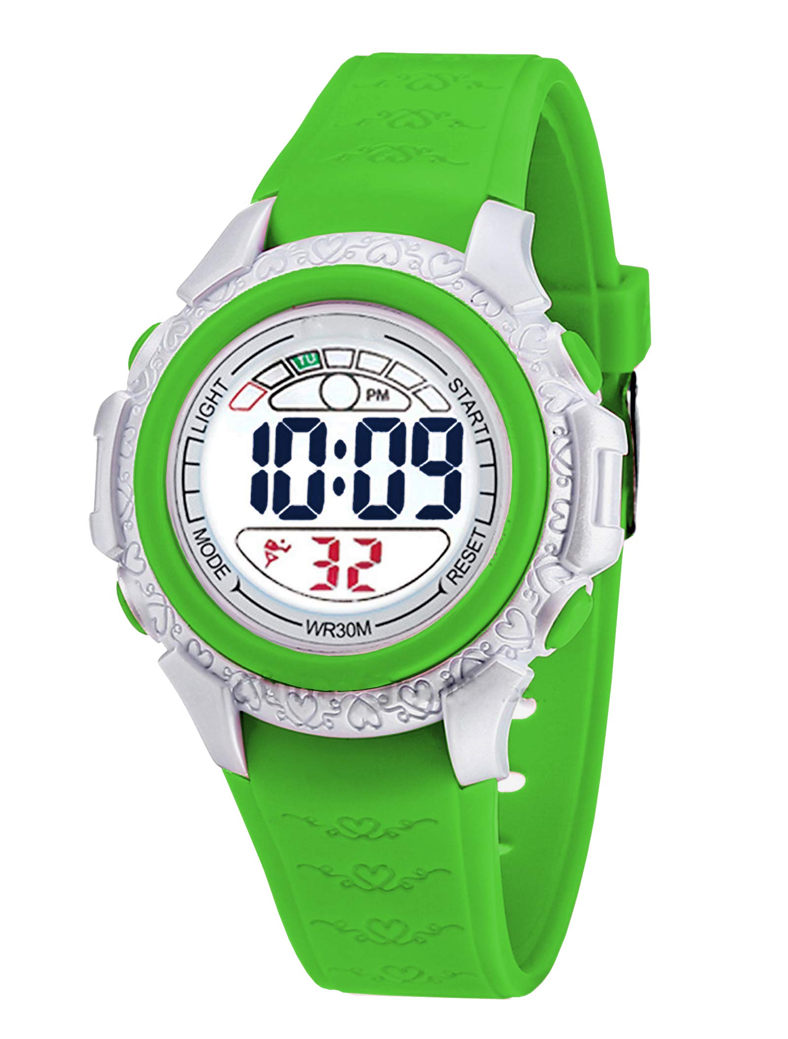Time Up Digital Dial Colorful Strap with Alarm & Backlight Watch for Kids-EF76122-07 (B08RWML89N) Amazon Price History, Amazon Price Tracker