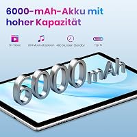 TPZ T10B Android 14 Tablet 10.1" - 10GB RAM + 64GB + 1TB Bővíthető Tárhely, WiFi 6, Octa-Core, 6000mAh Akku, FHD IPS Kijelző, Szürke 5