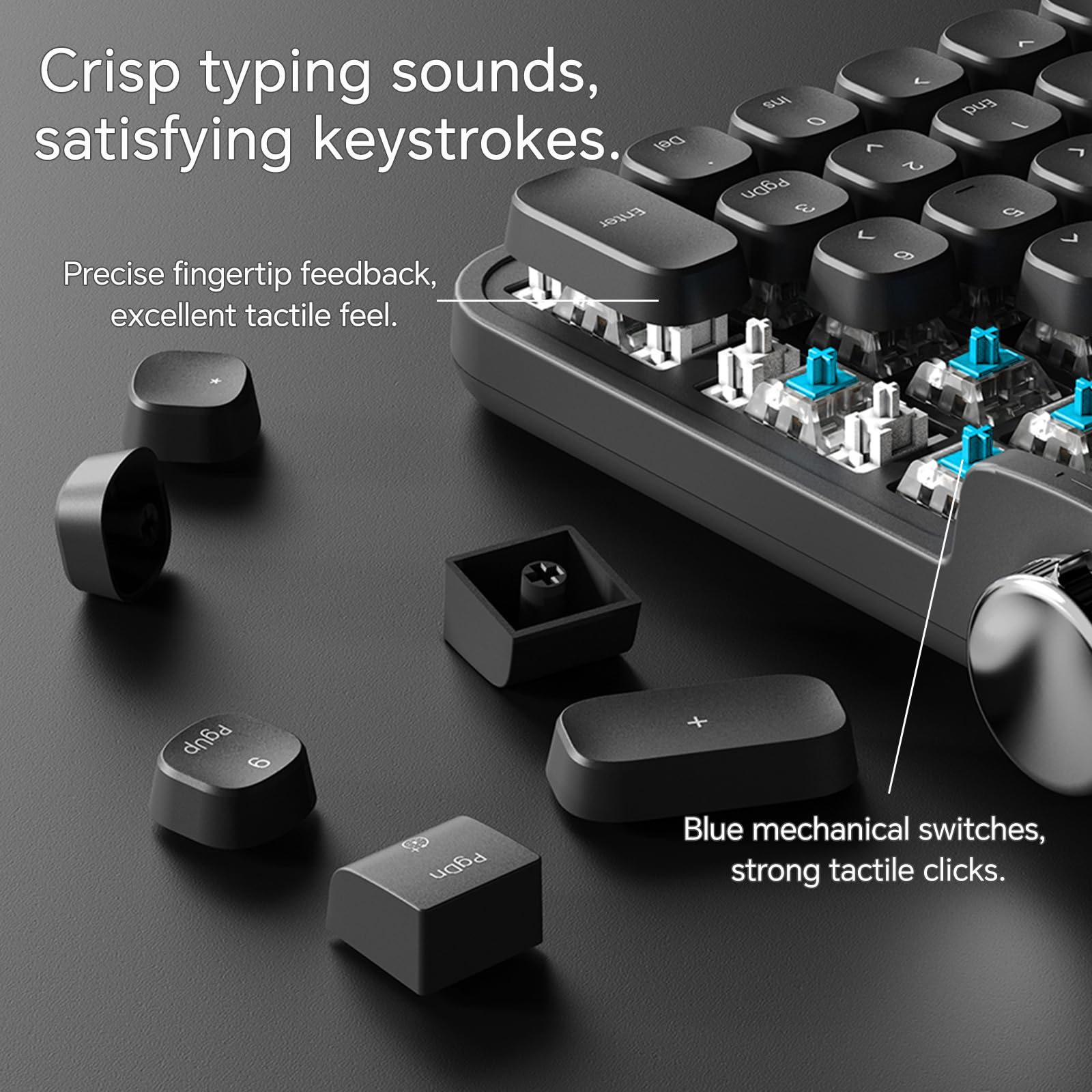 Amazon.com: Retro Typewriter Mechanical Keyboard with Tablet Stand