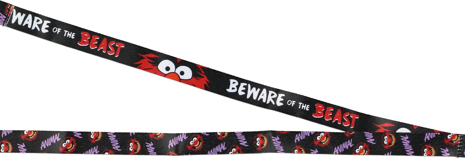 The Muppets Animal Lanyard | Muppets Animal ID Badge Holder with 2" Rubber Charm - Image 3