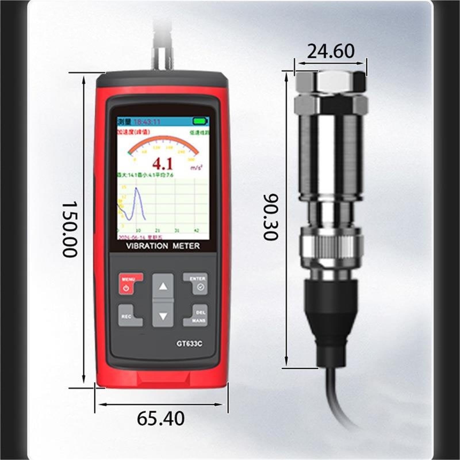 Vibration Meter, GT633C Split Analyzer