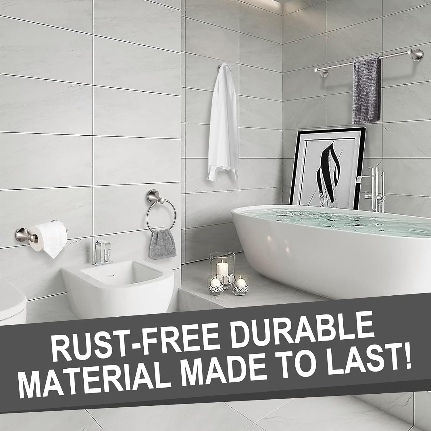 Buy Bgl 4 Piece Bathroom Hardware Set