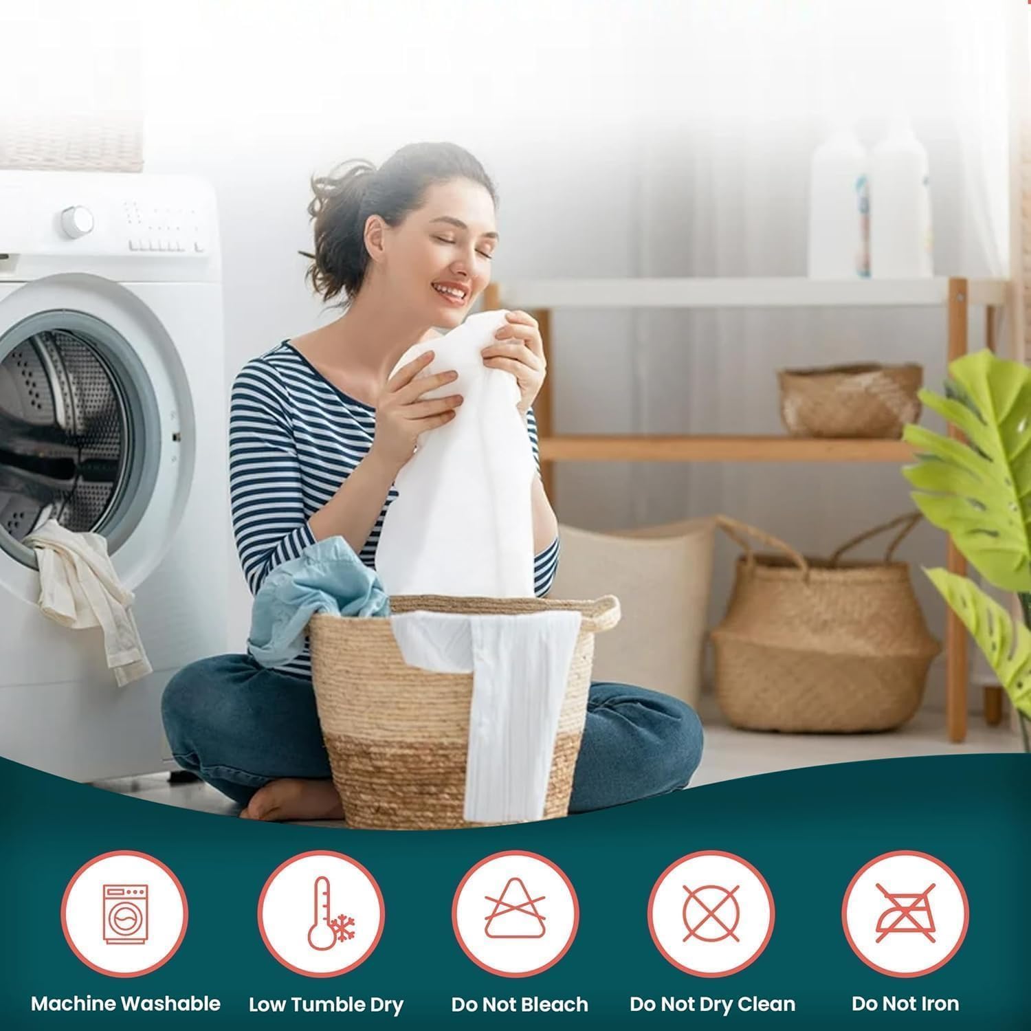 Zippered Mattress Encasement, Full XL Size Waterproof Mattress Protector, Breathable & Noiseless Absorbent 6-Sided Mattress Cover