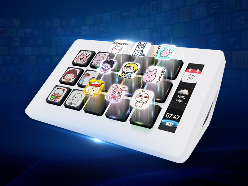 Amazon | Basicolor ストリームコントローラーデック ショートカット