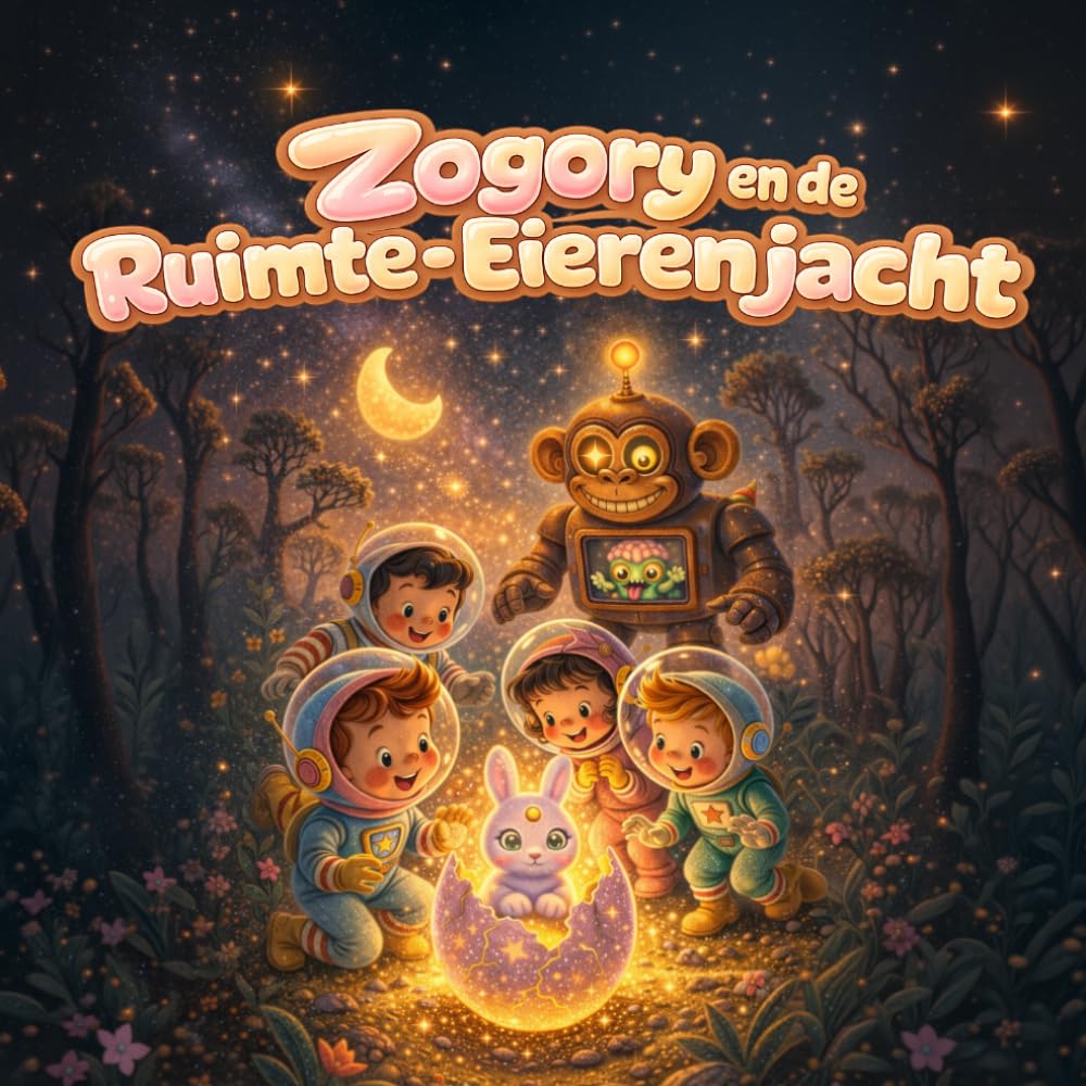 Zogory en de Ruimte-Eierenjacht: Een sprankelend ruimteavontuur met een mysterieus ei (zogory (Nederlandse editie))