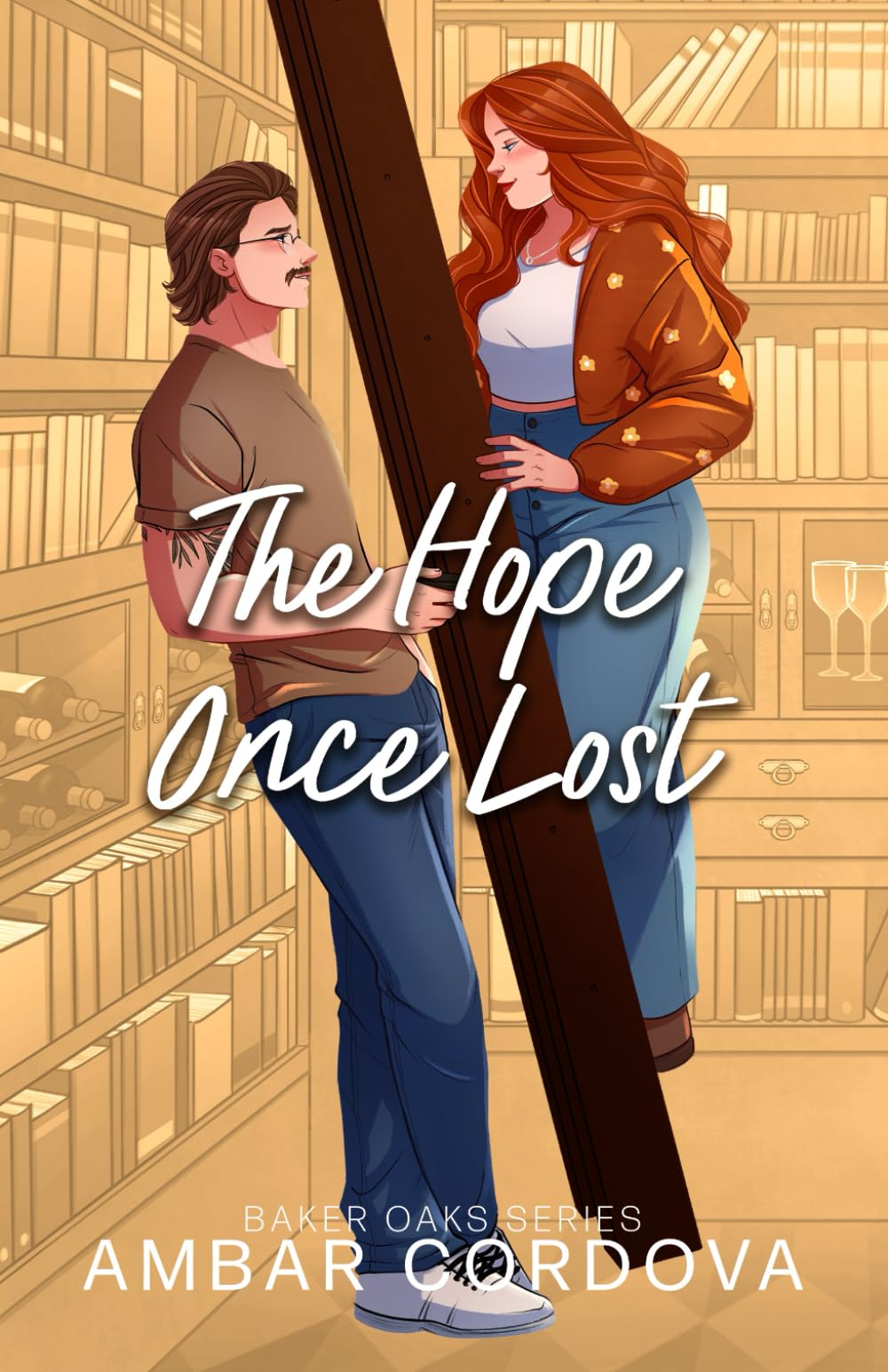 The Hope Once Lost: A love after loss, plus size single mom, and retired hockey player small town romance (Baker Oaks)