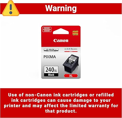 Miniatura 3 de Canon PG-240XL Cartucho de tinta negra compatible con MG3620 MG3520 MG4220MG3220 y MG2220