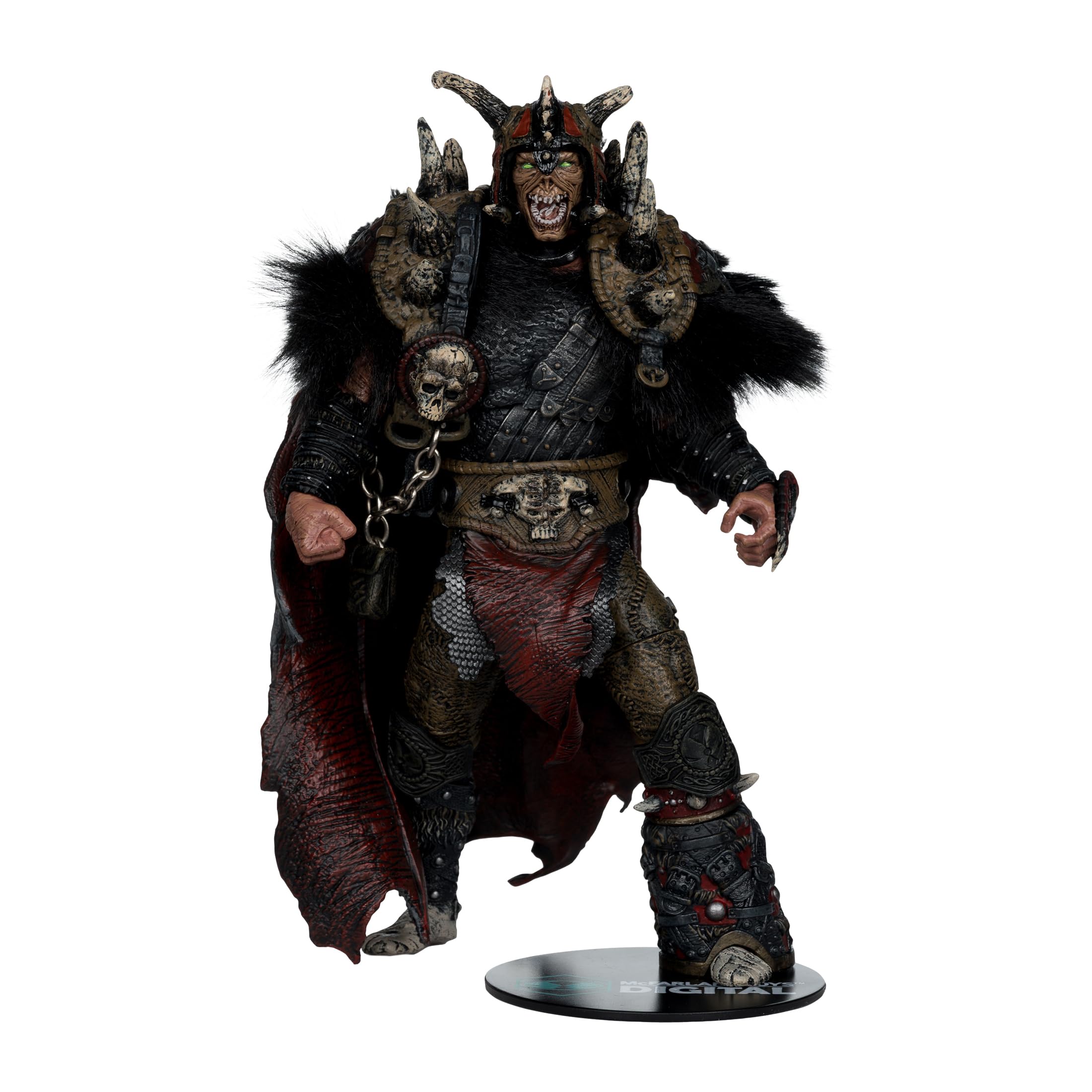McFarlane Toys - Bloodaxe con Caballo (aparición: la Edad Oscura) Figura de acción de 7 Pulgadas, Paquete de 2 coleccionables Digitales | Spawn The Dark Ages - Figura de acción a escala de 7 pulgadas, paquete de 2 - Hacha de sangre con caballo