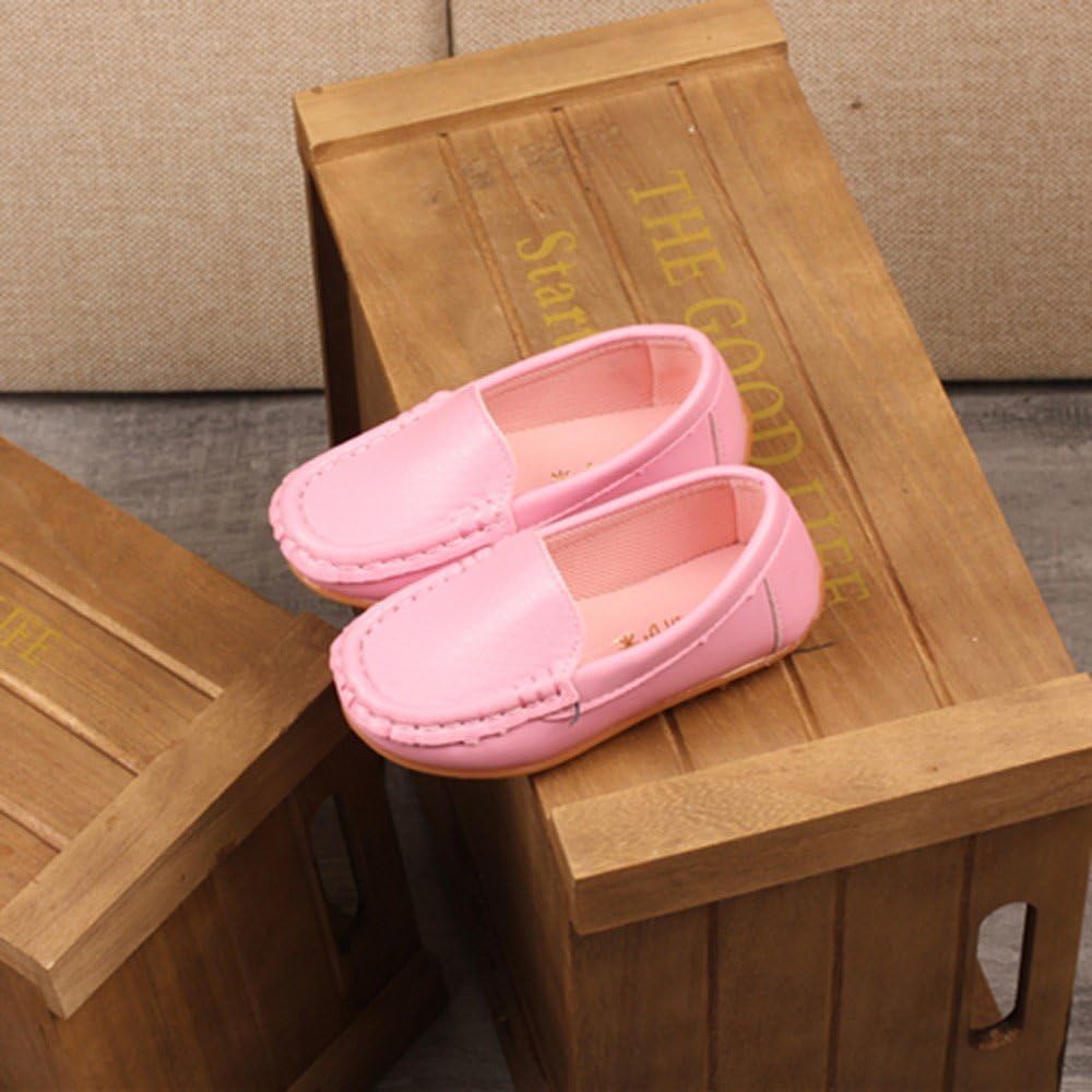 Baby Shoes That Make Noise Lazy Children Leather Boys Casual Kid Sneaker Solid Shoes Girls Sport Boat Baby Shoes Baby Shoes 6t