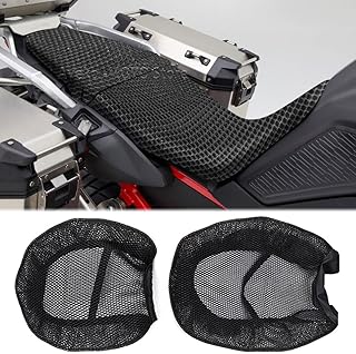 Aveko Motorcycle Seat Covers for Africa Twin CRF1100L CRF1100L Adventure Sport Motorcycle Seat Cushion Cover 3D Mesh Non-Slip Breathable Waterproof for CRF 1100L Africa Twin