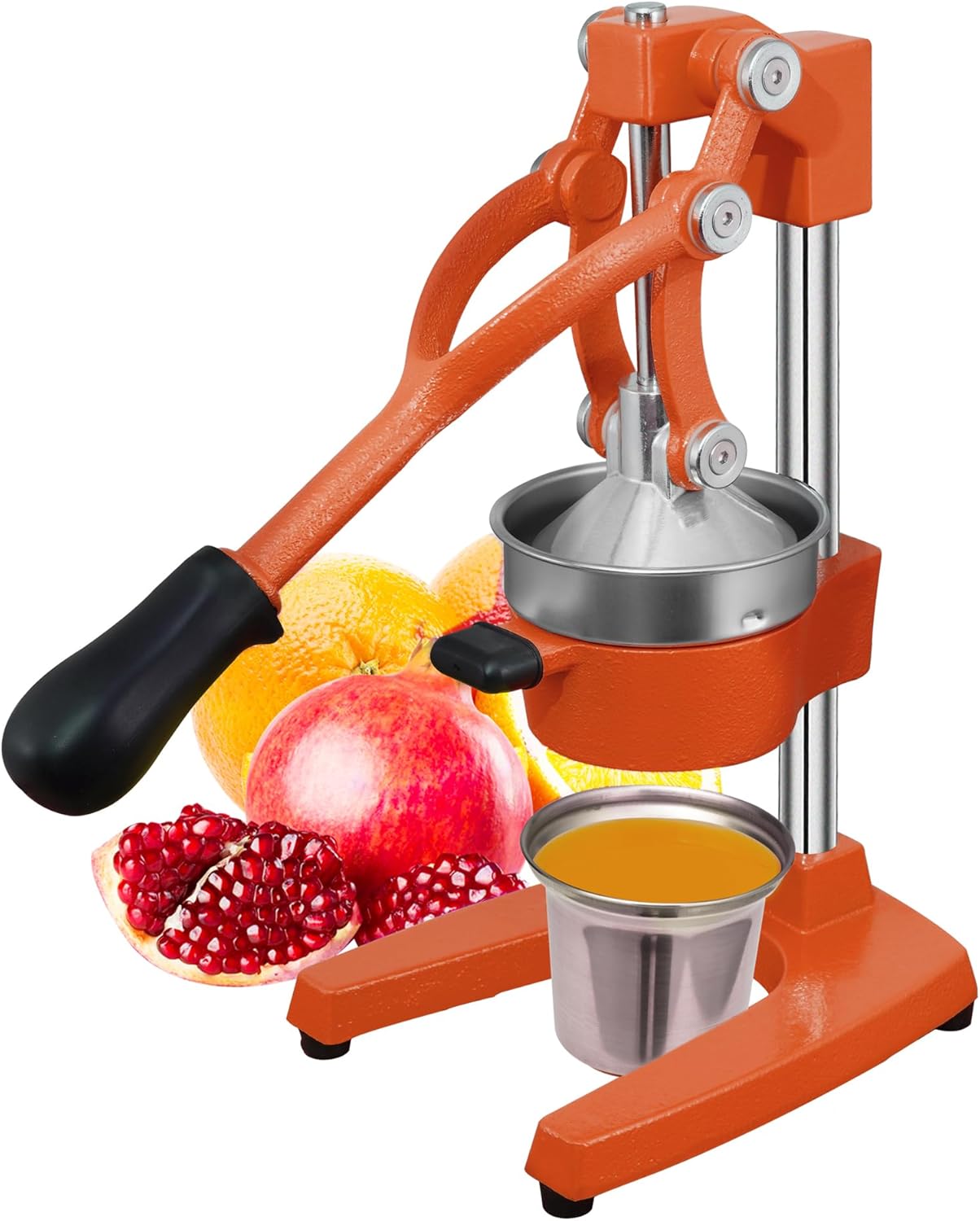 Commercial Heavy Duty Cast Iron Hand Press Manual Orange Citrus Lemon Lime Grapefruit Pomegranate Fruit Juice Squeezer Machine with Stainless Steel Cup Commercial Heavy Duty Cast Iron Hand Press Manual Orange Citrus Lemon Lime Grapefruit Pomegranate Fruit Juice Squeezer Machine with Stainless Steel Cup