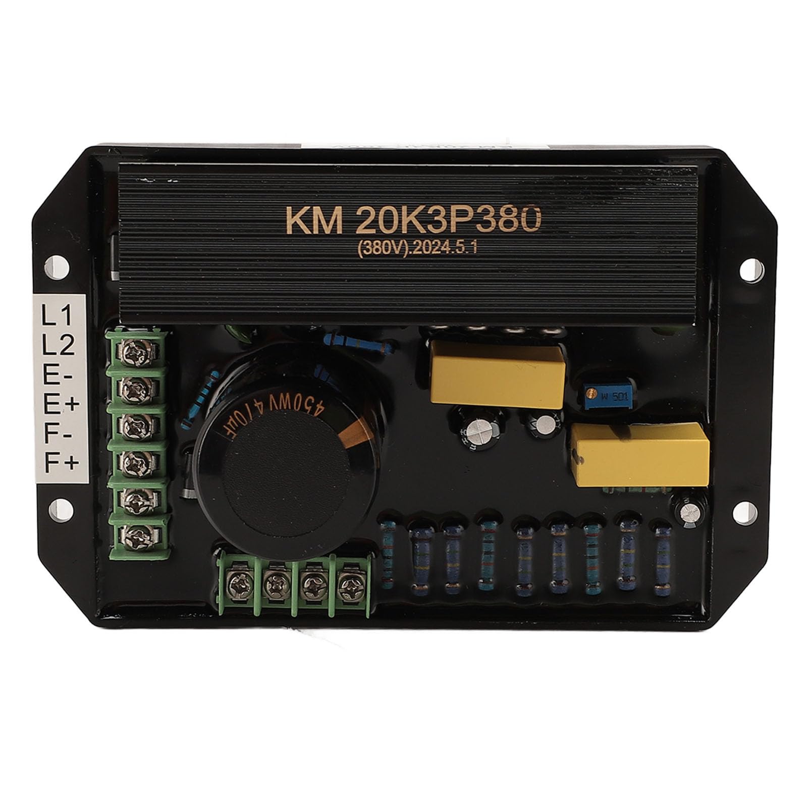 Generador de Gasolina AVR, Regulador de Voltaje del Generador de Gasolina KM.20K3P.380V, Generador de Aluminio de Hierro ABS, Estabilizador de Voltaje AVR