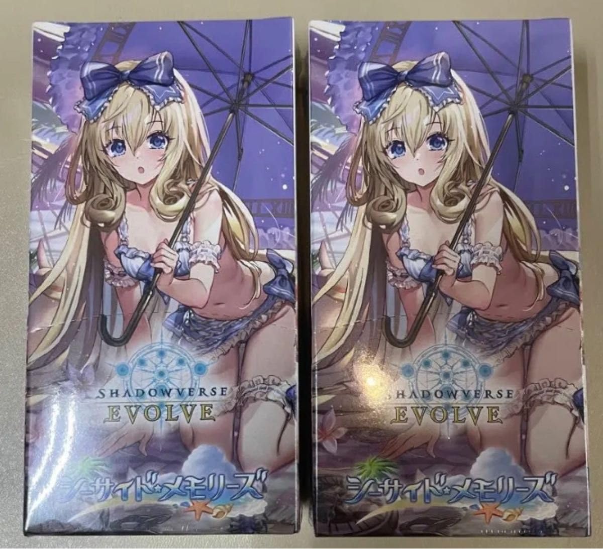 【新品、シュリンク付】シャドウバース　エボルヴ　シーサイドメモリーズ　2box 新品、シュリンク付】シャドウバースエボルヴシーサイドメモリーズ2box