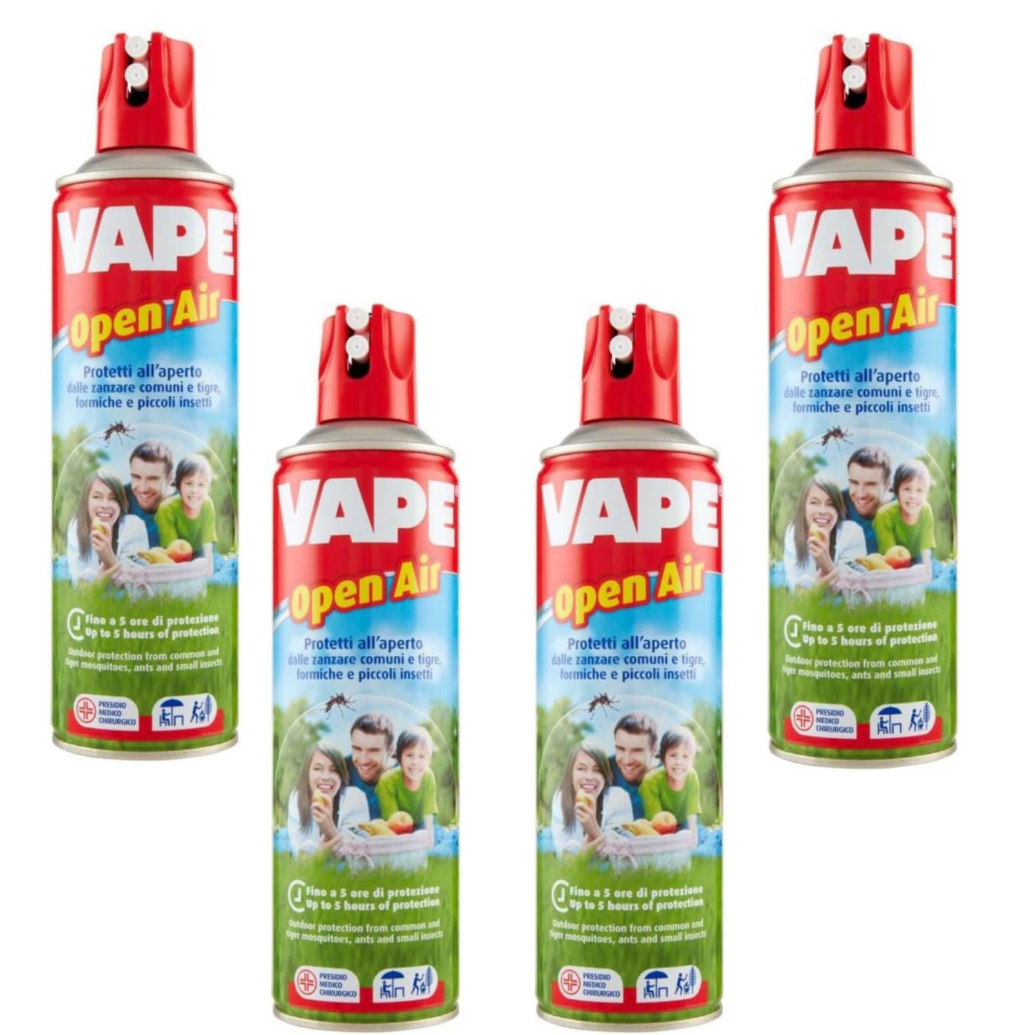 Vape Insetticida Repellente Spray Anti Zanzare, Vespe e Cimici (Vape Open  Air, 4) : Amazon.it: Giardino e giardinaggio