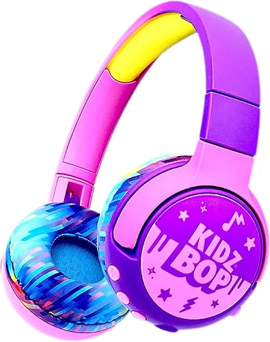 Miniatura 1 de Move2Play Kidz Bop Auriculares Bluetooth para niños  Micrófono y altavoces de alta definición  Limitación de volumen de 94 dB  Inalámbrico