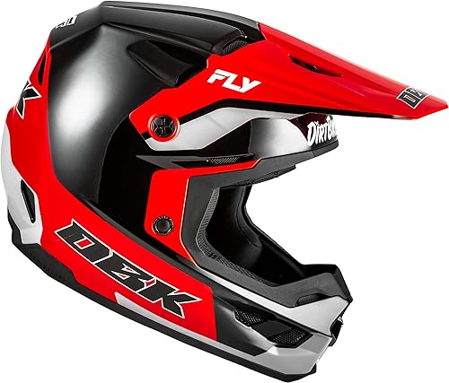Miniatura 4 de FLY Racing Kinetic Crest MX - Casco aprobado por ECEDOT, carcasa de policarbonato ligero, equipo de protección avanzada para motocross