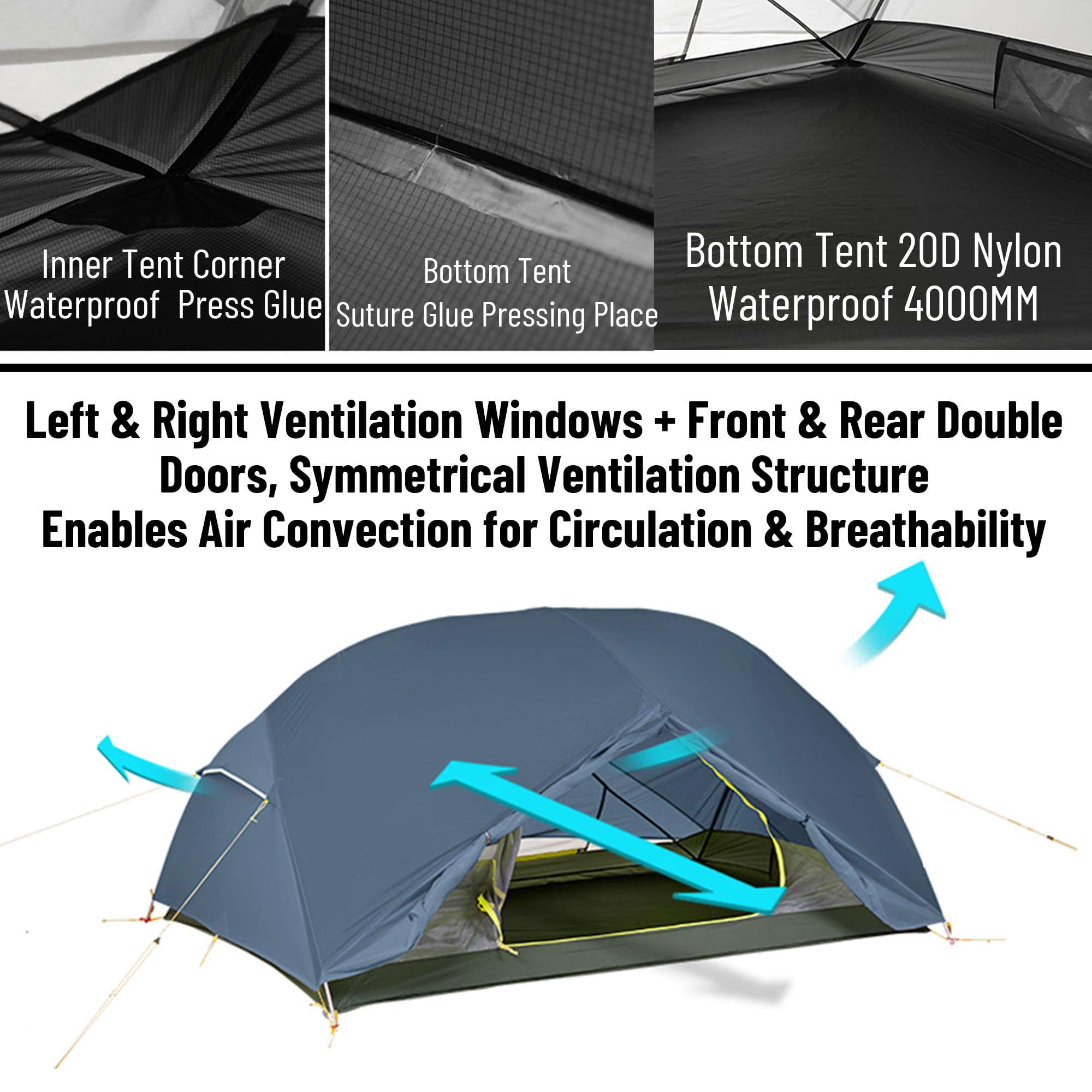 Amazon.com : Naturehike Mongar UL Tent [2025 Upgrade] 1.5kg/3.3lb