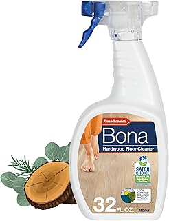 Bona Hardwood Floor Cleaner Spray - 32 fl oz - Cedar Wood Scent - Refillable - Residue-Free Floor Cleaning Solution for Wood Floors