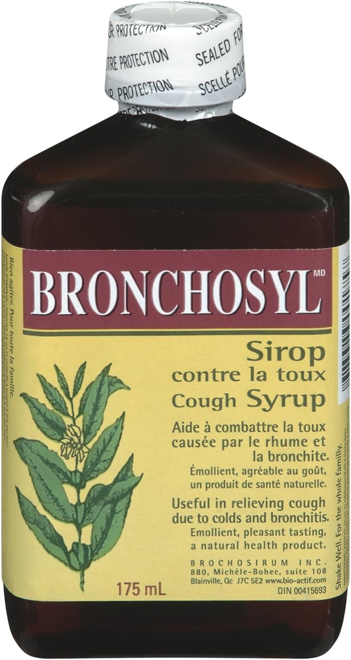 Nergy Sante Bronchosyl Syrup, 175ml Amazon.ca Health & Personal Care