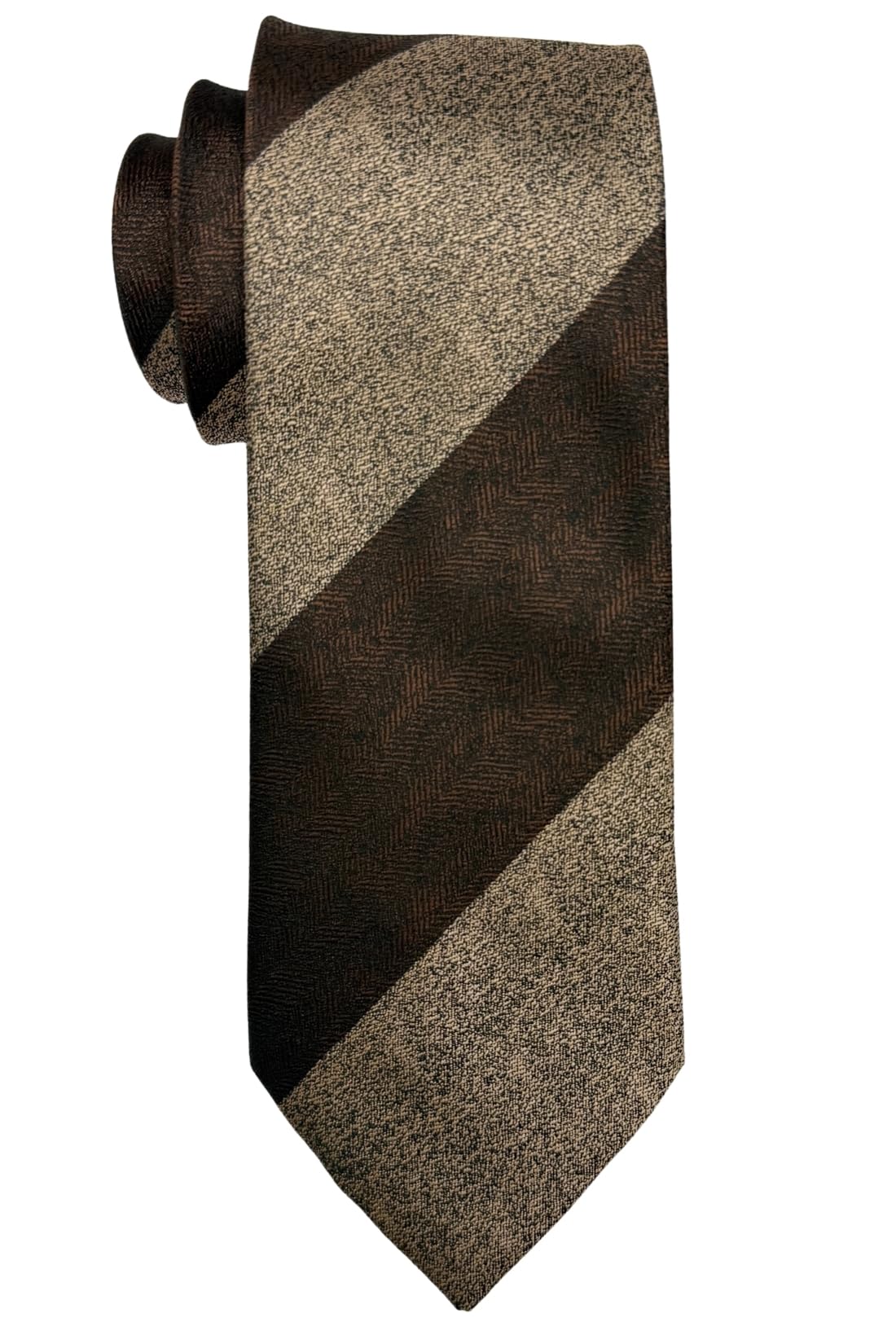 Bamboo Silk Necktie For Men | Stripe Jacquard Design-image-14
