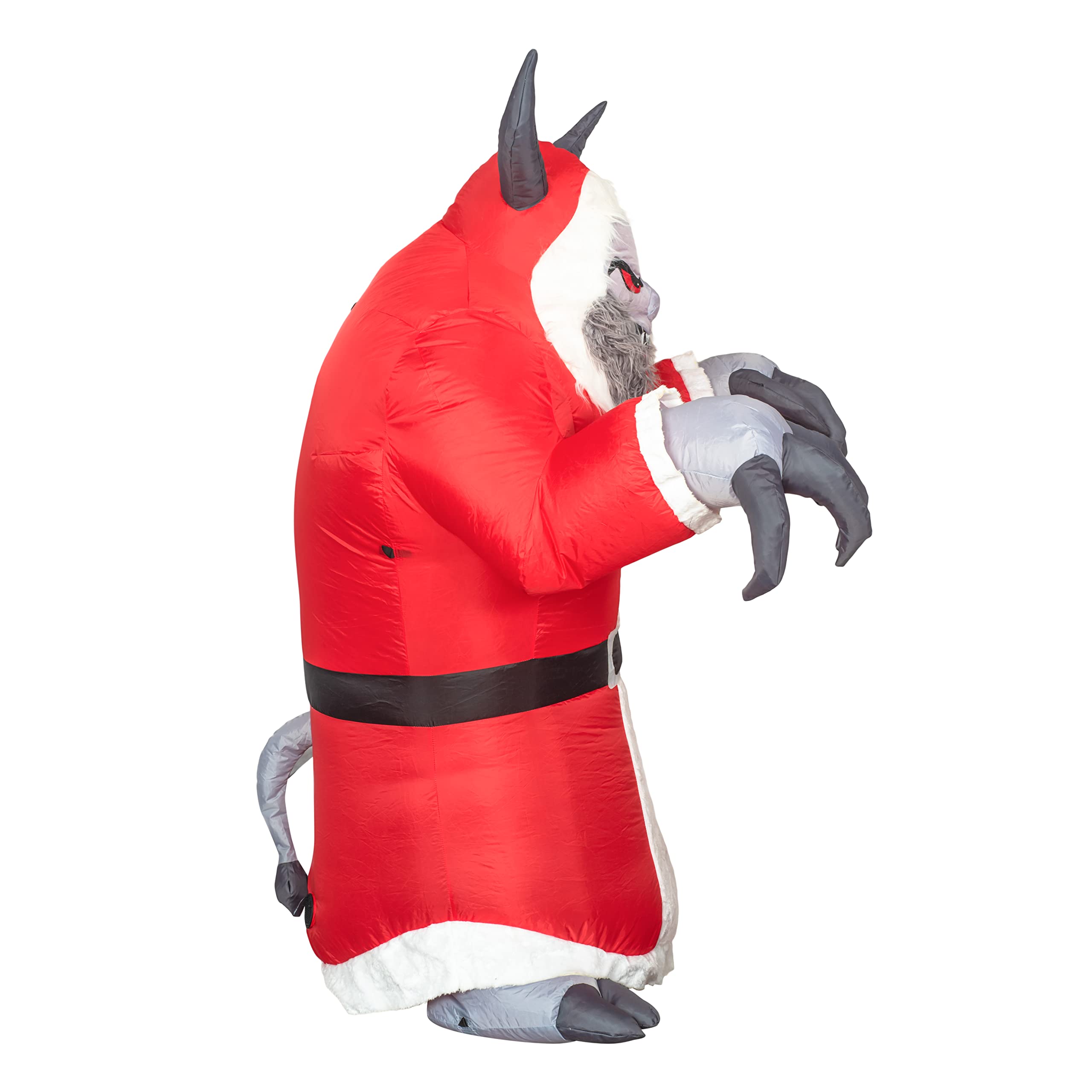 Costume Agent Inflatable Indoor/Outdoor Xmas Decoration Krampus Santa Clause Lawn