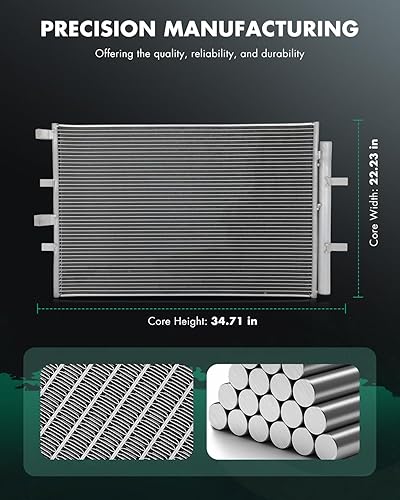 Miniatura 2 de SCITOO Condensador de aire acondicionado para Ford Transit-150, Transit-250, Transit-350, Transit-350 HD, 2015-2019, Reemplazo # CK4Z19712A,