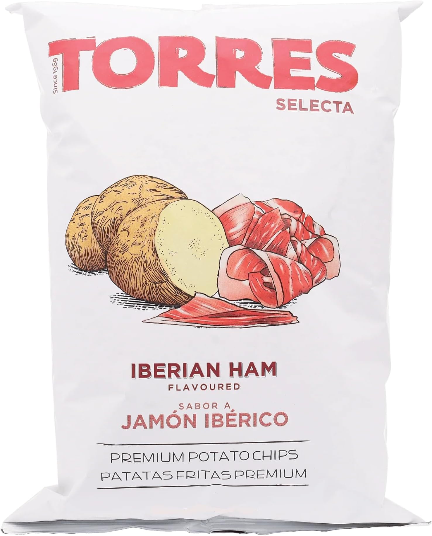 Torres Iberian Ham Chips 50g (3-Pack)